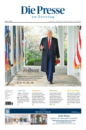 Cover of Die Presse am Sonntag