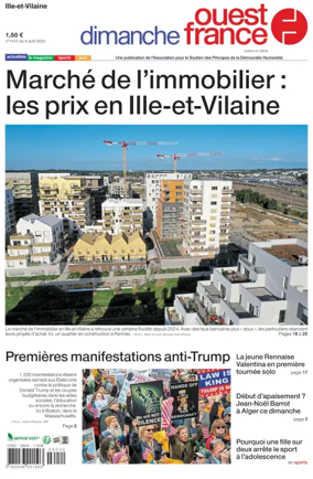 Cover of Dimanche Ouest France (Ille-et-Vilaine)