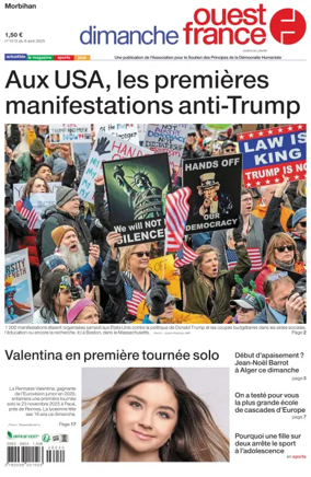 Cover of Dimanche Ouest France (Morbihan)