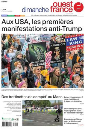Cover of Dimanche Ouest France (Sarthe)