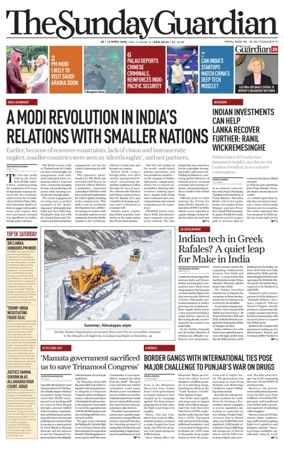 Cover of The Sunday Guardian