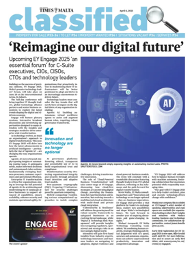 Cover of The Sunday Times of Malta - Classified