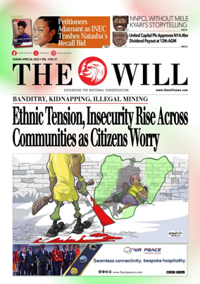 Cover of THEWILL NEWSPAPER