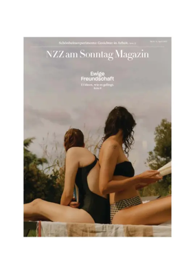 Cover of Neue Zurcher Zeitung Sunday