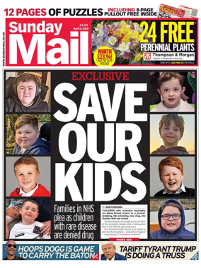 Cover of Sunday Mail (UK)