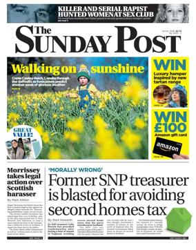 Cover of The Sunday Post (Central Edition)
