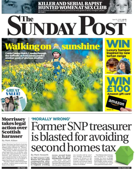 Cover of The Sunday Post (Dundee)