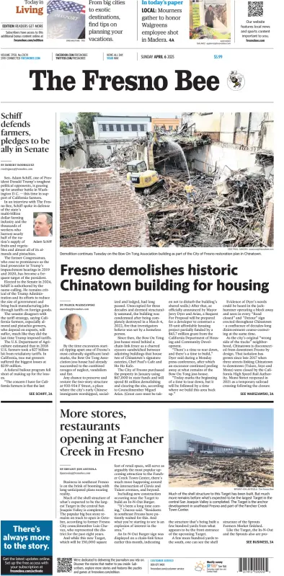 Cover of The Fresno Bee (Sunday)