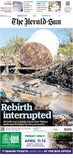 Cover of The Herald-Sun (Sunday)