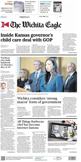 Cover of The Wichita Eagle (Sunday)