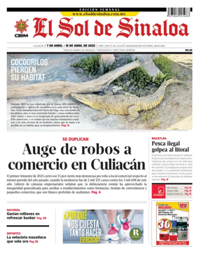 Cover of El Sol de Sinaloa