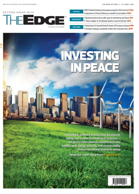 Cover of The Edge Singapore