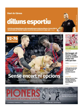 Cover of Dilluns Esportiu