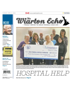 Cover of Wiarton Echo