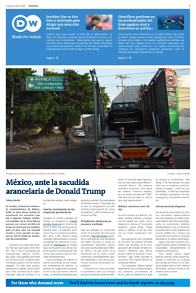 Cover of Deutsche Welle (Spanish edition)