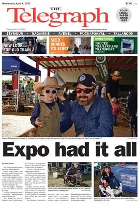 Cover of Seymour Telegraph