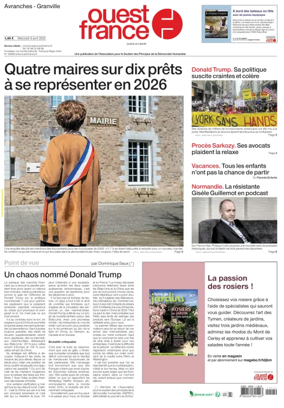 Cover of Ouest France (Avranches)
