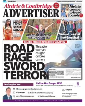 Cover of Airdrie & Coatbridge Advertiser