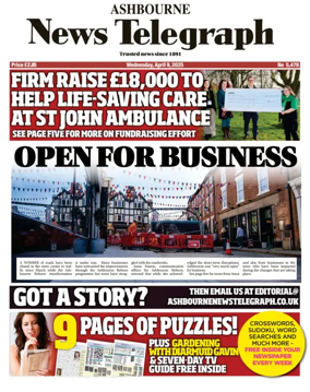 Cover of Ashbourne News Telegraph