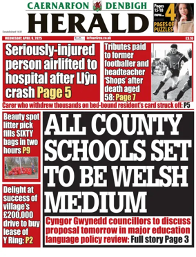 Cover of Caernarfon Herald