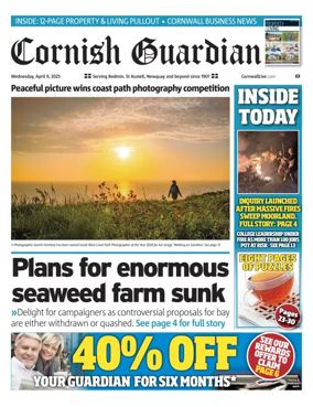 Cover of Cornish Guardian (Bodmin & East Cornwall)