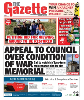 Cover of The Gazette (Scotland)