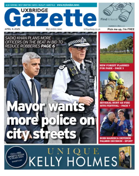 Cover of Uxbridge Gazette