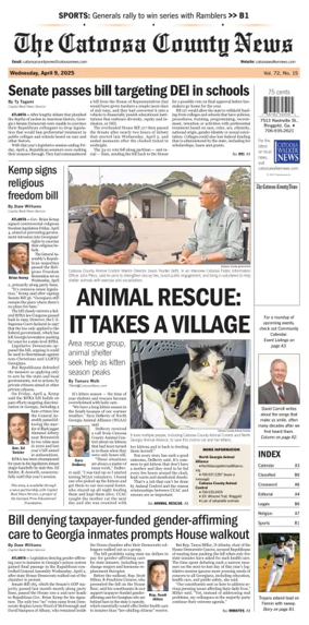Cover of The Catoosa County News