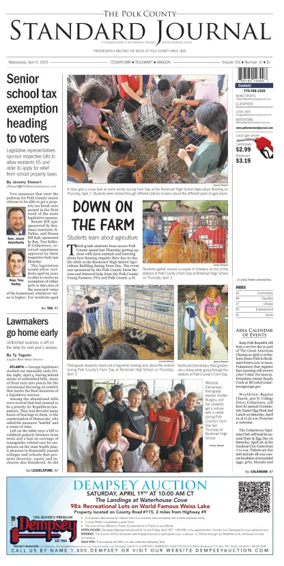 Cover of The Standard Journal