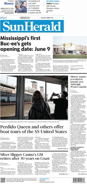 Cover of The Sun Herald