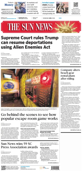 Cover of The Sun News