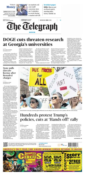 Cover of The Telegraph (Macon)