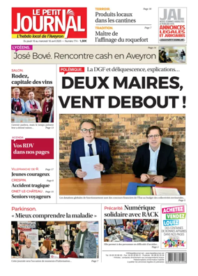 Cover of Le Petit Journal - L'hebdo local de l'Aveyron