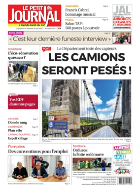 Cover of Le Petit Journal - L'hebdo local du Lot
