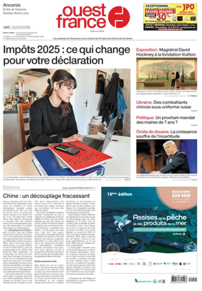 Cover of Ouest France (Ancenis)