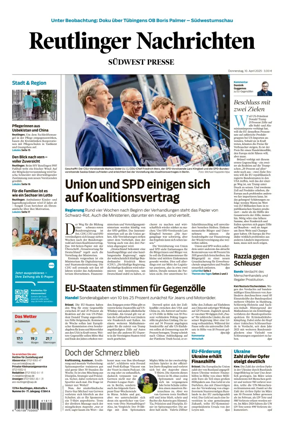 Cover of Reutlinger Nachrichten