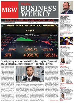 Cover of The Malta Business Weekly