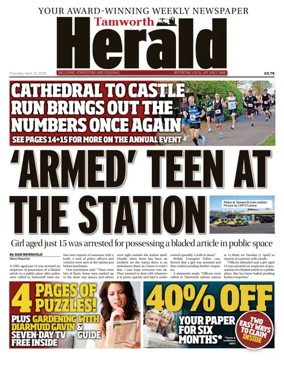 Cover of Atherstone & Coleshill Herald