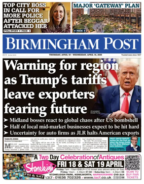 Cover of Birmingham Post