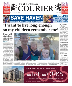 Cover of East Lothian Courier