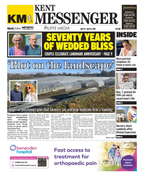 Cover of Kent Messenger Maidstone