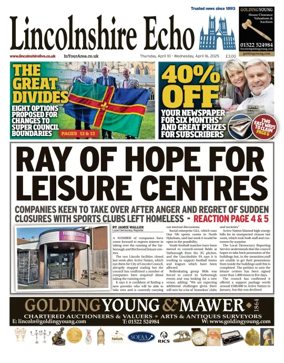 Cover of Lincolnshire Echo