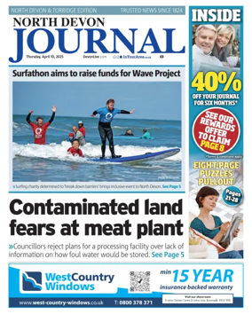 Cover of North Devon Journal