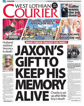 Cover of West Lothian Courier