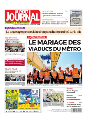 Cover of Le Petit Journal - L'hebdo du Pays Toulousain