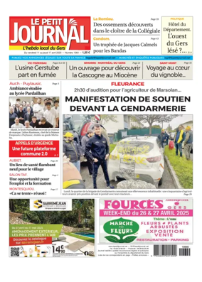 Cover of Le Petit Journal - L'hebdo local du Gers