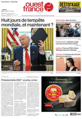 Cover of Ouest France (Avranches)