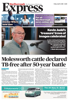 Cover of Marlborough Express