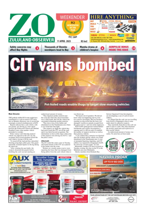 Cover of Zululand Observer - Weekender