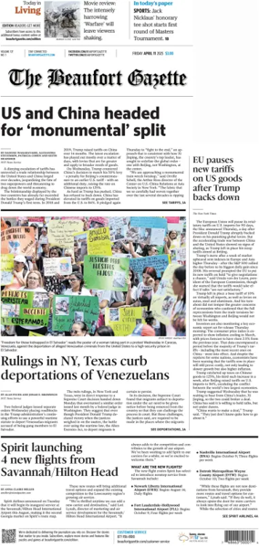 Cover of The Beaufort Gazette